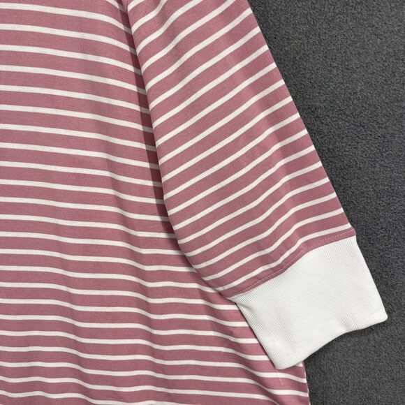 Jane & Delancey Top‎ Womens Plus 3X Pink White Striped Tunic - Picture 5 of 15